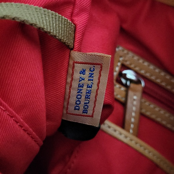 *Host Pick 4/20/25* Dooney & Bourke Kendall Leather Bucket/Crossbody Bag - Red - Picture 8 of 9